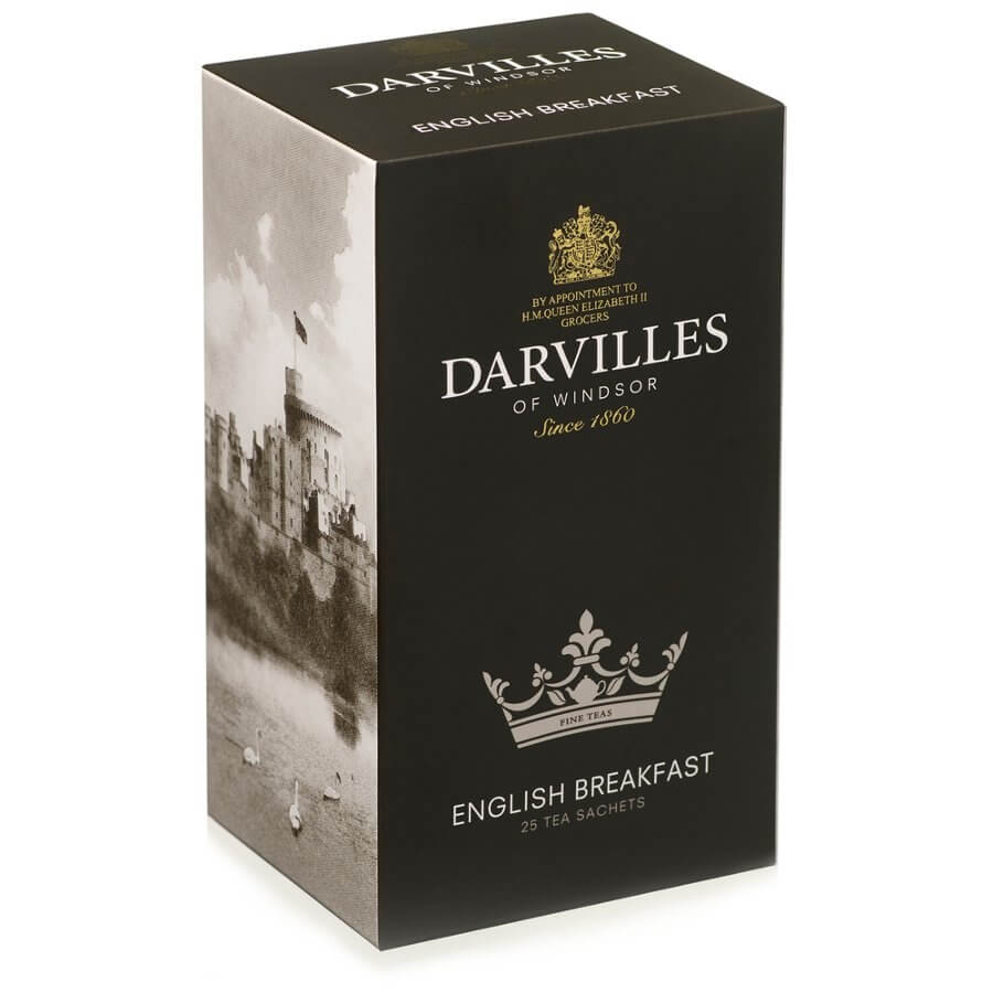 Darvilles of Windsor Tea English Breakfast (Pack of 25 Tea Bags) 62.5g –  International Food Shop