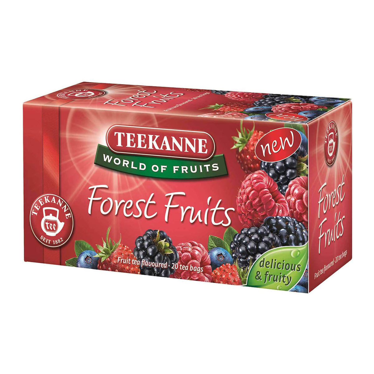 Teekanne Forest Fruits Berries Tea Tea Pack of Shop Food 20 – 50g ( Bags) International