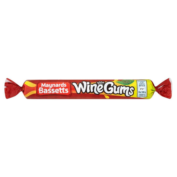 Maynards Bassetts Wine Gums Roll 52g