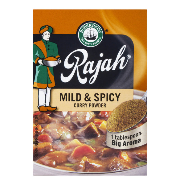 BEST BY NOVEMBER 2024: Robertsons Rajah Curry Powder Mild and Spicy 100g