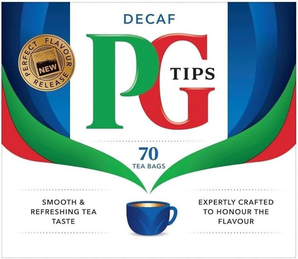 PG Tips Tea Decaf (Pack of 70 Tea Bags) 203g