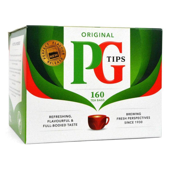 PG Tips Tea Original Large Box (Pack of 160 Tea Bags) 464g