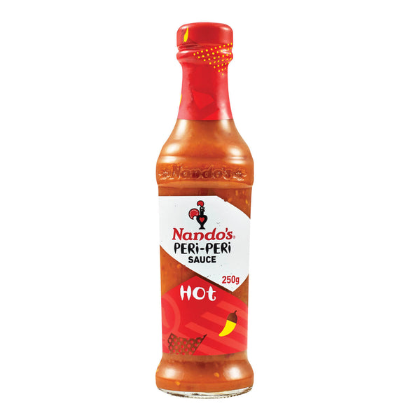 Nandos Hot Peri Peri Sauce Large Bottle (Kosher) 250g