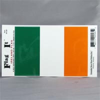 British Brands Decal Irish Flag 5" X 3.25" 10g