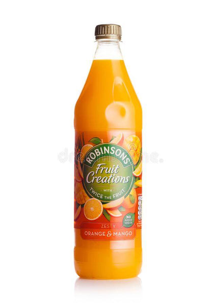 Robinsons Squash Zesty Orange and Mango No Added Sugar 1l