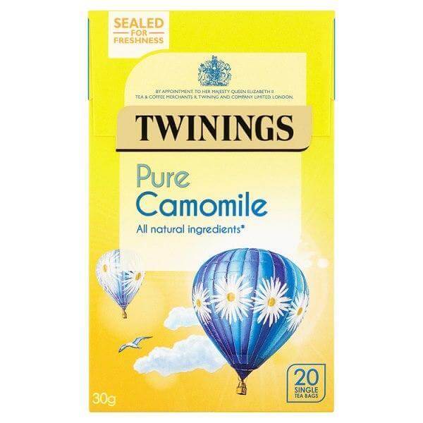 BEST BY DECEMBER 2024: Twinings Chamomile Pure (Pack of 20 Tea Bags) 30g