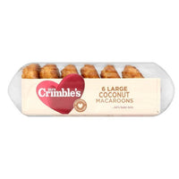 Mrs Crimbles Macaroons Coconut (HEAT SENSITIVE ITEM - PLEASE ADD A THERMAL BOX (ITEM NUMBER 114878) TO YOUR ORDER TO PROTECT YOUR ITEMS FROM HEAT DAMAGE 190g