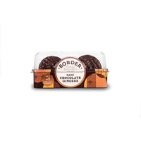 Border Dark Chocolate Gingers Biscuits (HEAT SENSITIVE ITEM - PLEASE ADD A THERMAL BOX (ITEM NUMBER 114878) TO YOUR ORDER TO PROTECT YOUR ITEMS FROM HEAT DAMAGE) 150g