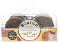 Border Milk Chocolate Gingers Biscuits (HEAT SENSITIVE ITEM - PLEASE ADD A THERMAL BOX (ITEM NUMBER 114878) TO YOUR ORDER TO PROTECT YOUR ITEMS FROM HEAT DAMAGE 150g