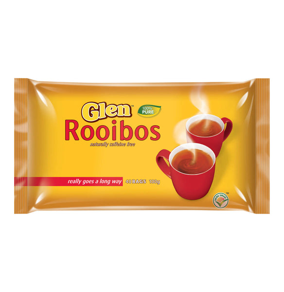 Glen Tea - Rooibos Tea Bags (Pack Of 80 Bags) 200g