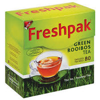 Freshpak Rooibos Tea - Green Tea Teabags (Pack Of 80 Bags) 160g