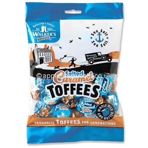 BEST BY SEPTEMBER 2024: Walkers Toffee Salted Caramel Toffee Bag 150g