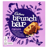 BEST BY DECEMBER 2024: Cadbury Brunch Bar Raisin (Pack Of 5 Bars) 160g