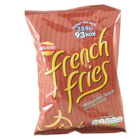 Walkers Crisps French Fries Worcester Sauce 21g