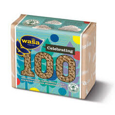 BEST BY DECEMBER 2024: Wasa Crispbread Thin Rye Celebrating 100 Years Packaging 245g