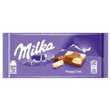 BEST BY DECEMBER 2024: Milka Happy Cow Chocolate Bar 100g