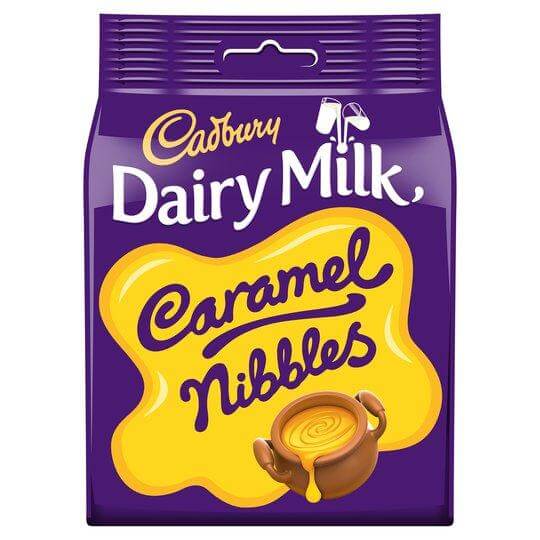 Cadbury Dairy Milk Caramel Nibbles Bag 85g