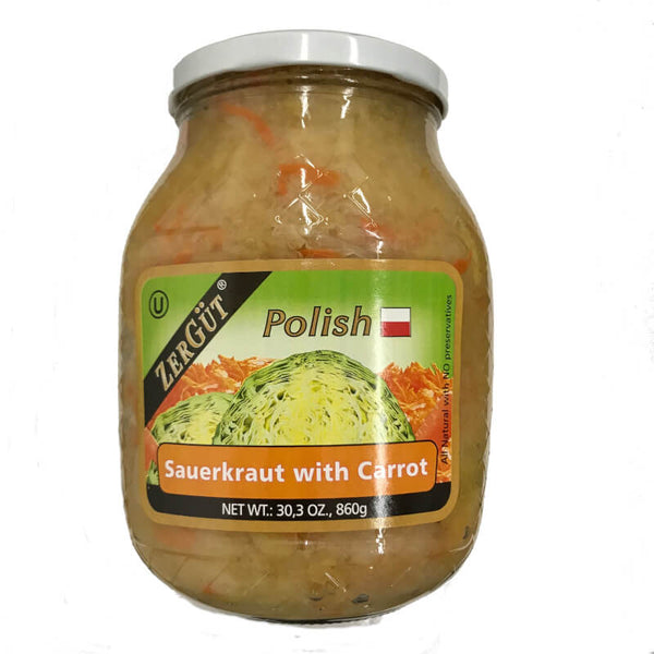 Zergut Polish Sauerkraut with Carrots 680g