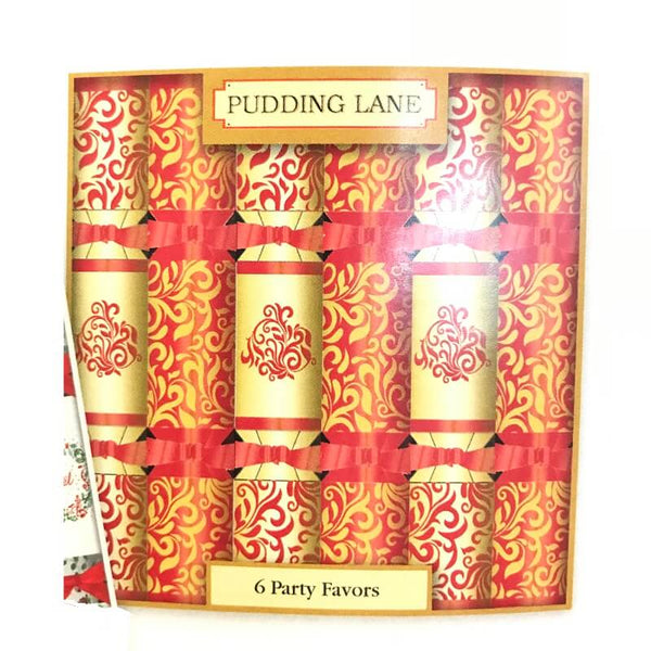 Pudding Lane Luxury Red Gold Fleur Del Lais Cracker 6 X 14 Inch 362g