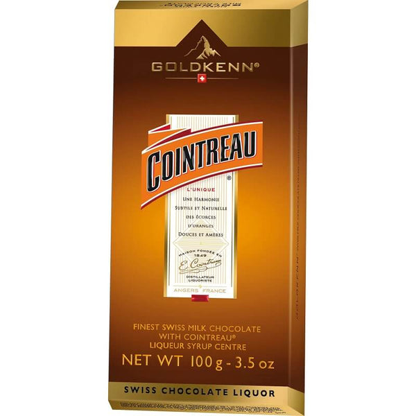 Goldkenn Cointreau Filled Chocolate Bar 100g