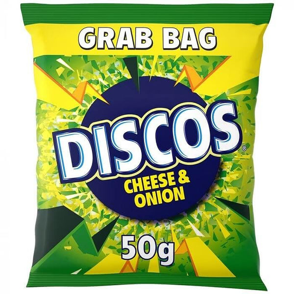 Discos Crisps Salt and Vinegar Flavor 50g