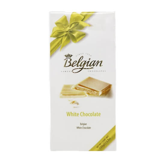 BEST BY DECEMBER 2024: The Belgian White Chocolate 100g