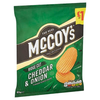 McCoys Cheddar and Onion 65g