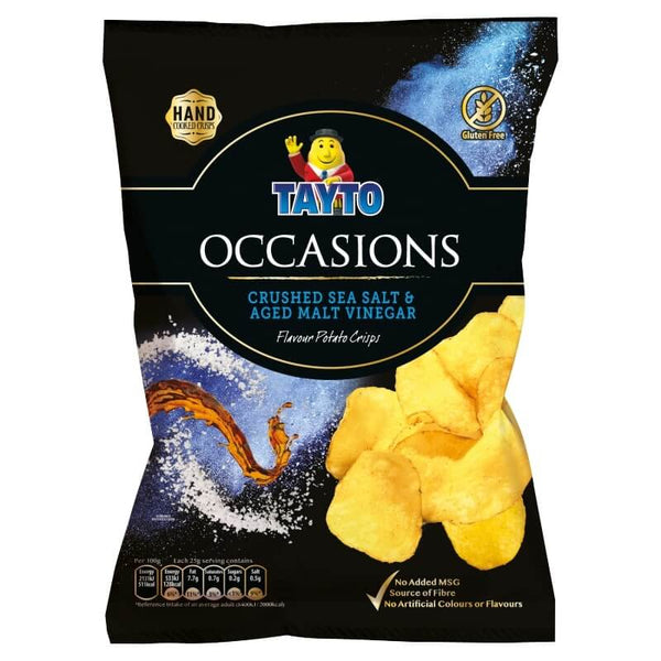 Tayto Occasions Salt and Vinegar Potato Crisps 47.5g