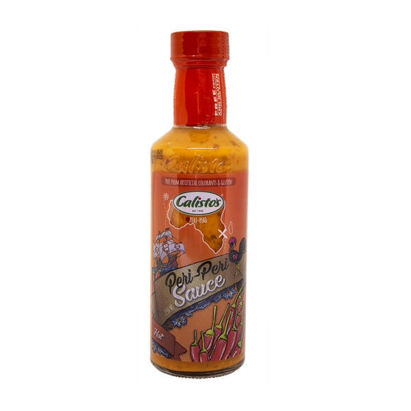 Calistos Hot Peri Peri Sauce Tall 250ml