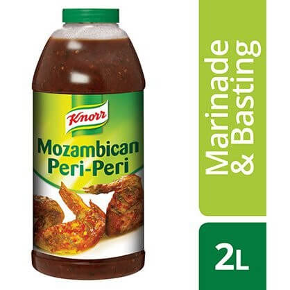 BEST BY JANUARY 2025: Knorr Marinade and Basting Mozambican Peri-Peri 2l