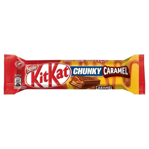 Nestle Kit Kat Chunky Caramel Bar (HEAT SENSITIVE ITEM - PLEASE ADD A THERMAL BOX TO YOUR ORDER TO PROTECT YOUR ITEMS 43.5g